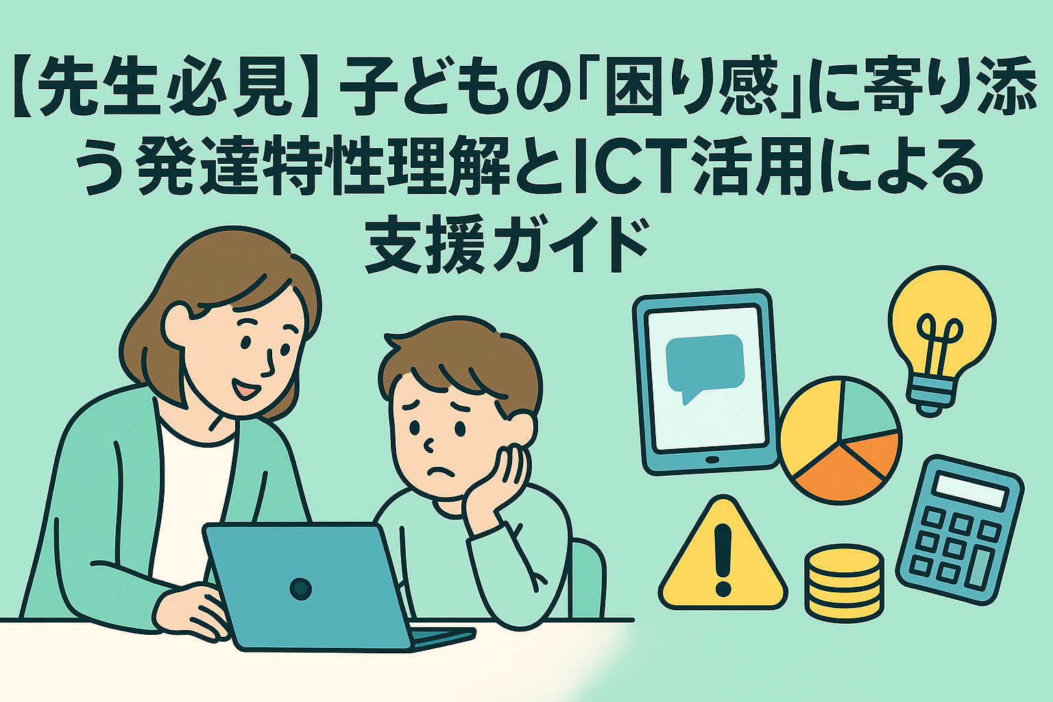 【先生必見】子どもの「困り感」に寄り添う発達特性理解とICT活用による支援ガイド