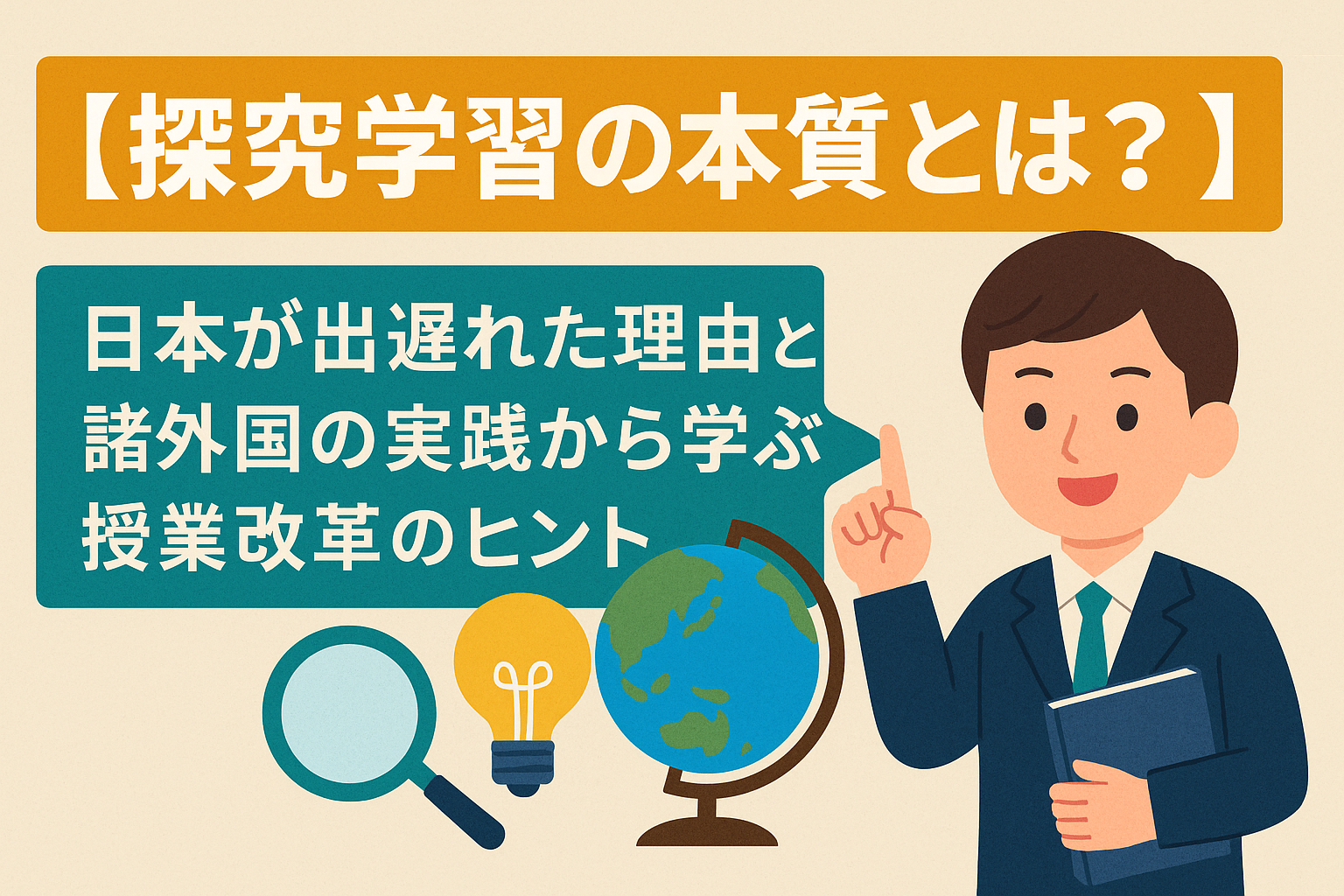 【探究学習の本質とは？】日本が出遅れた理由と諸外国の実践から学ぶ授業改革のヒント