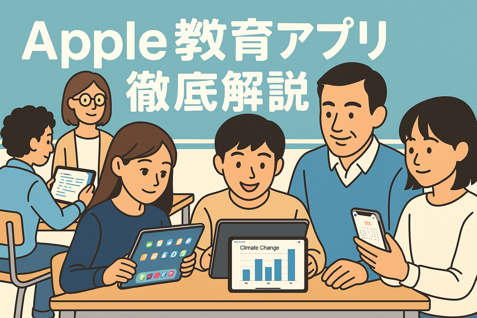 【iPhone/iPad対応】Apple純正アプリの特徴・メリット・教育現場での活用例も紹介！