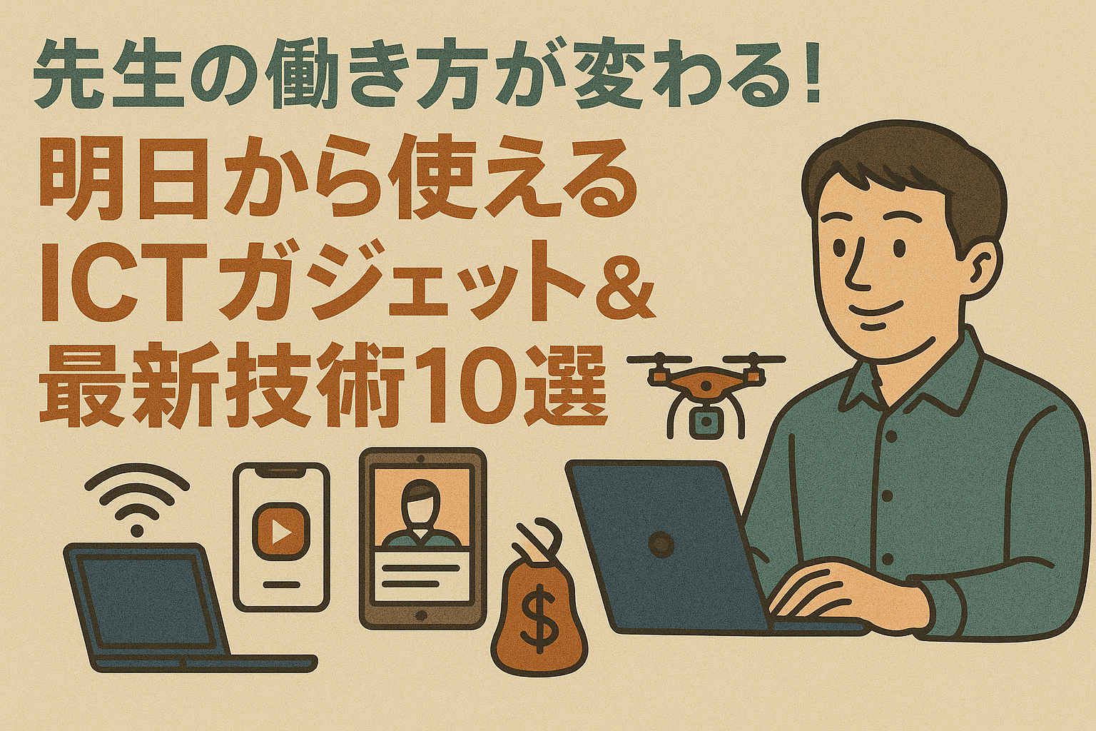 先生の働き方が変わる！明日から使えるICTガジェット＆最新技術10選