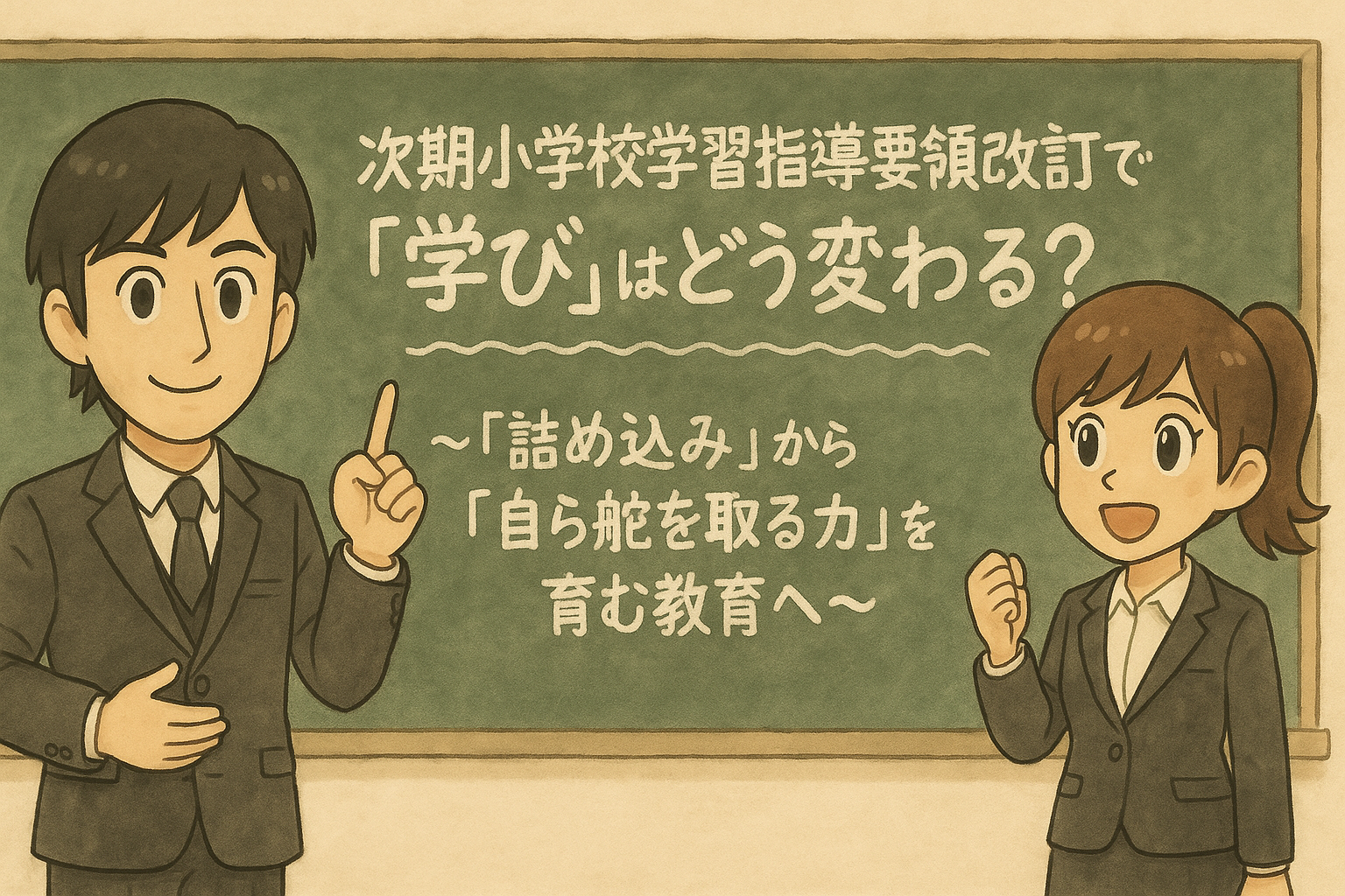 次期小学校学習指導要領改訂で「学び」はどう変わる？〜「詰め込み」から「自ら舵を取る力」を育む教育へ〜