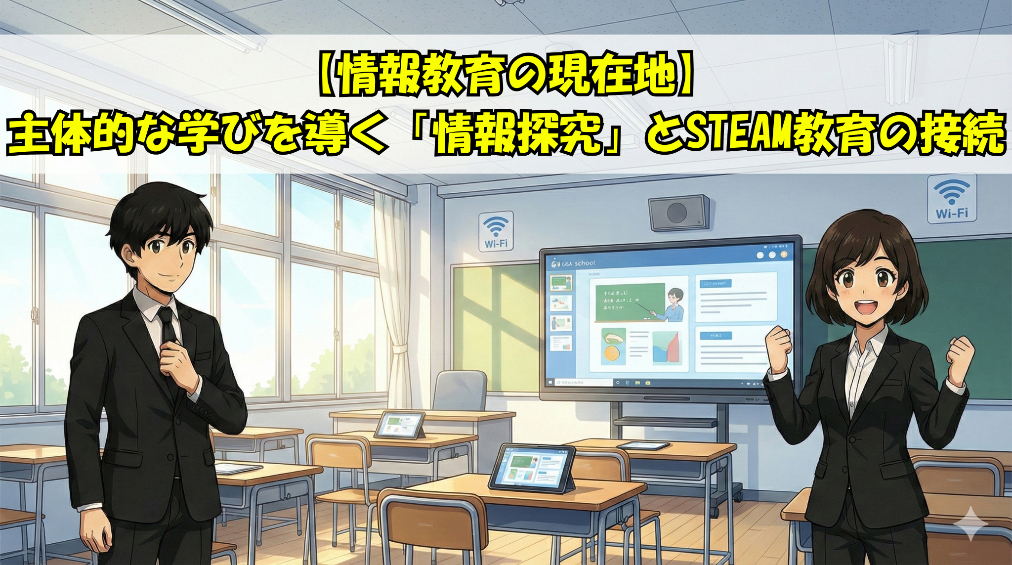 【情報教育の現在地】主体的な学びを導く「情報探究」とSTEAM教育の接続